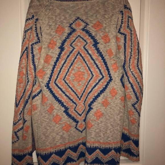Blue and Orange Cardigan - Picture 3 of 3